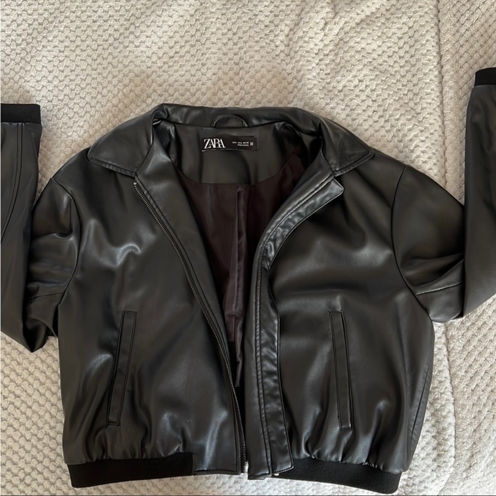 Zara Leather Jacket Women